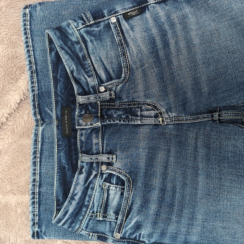 Women's Silver Blue Jeans